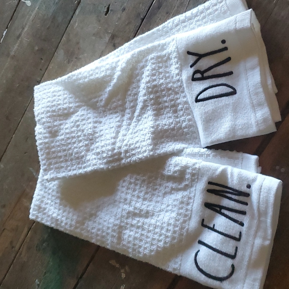 Rae Dunn kitchen towels